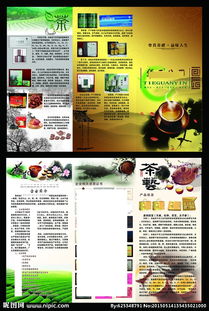 茶产品公司折页图片